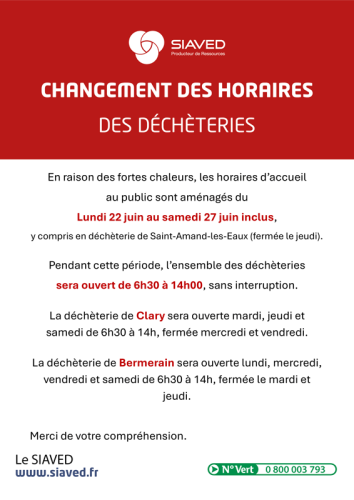2026-06-22-27_SIAVED_Horaires-canicule