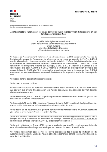 2026-07-09_Arrete-Prefectoral_Situation-Alerte-Secheresse